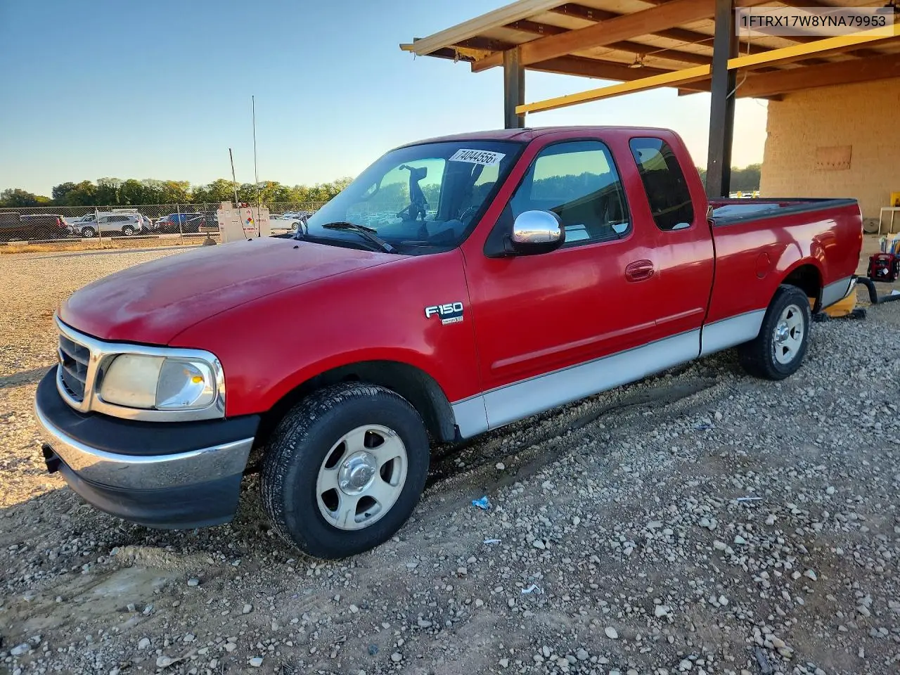 FORD F-150 2000, VIN 1FTRX17W8YNA79953