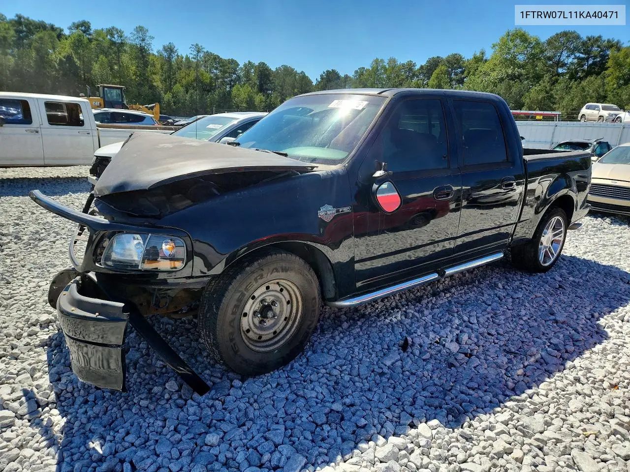 FORD F-150 2001, VIN 1FTRW07L11KA40471