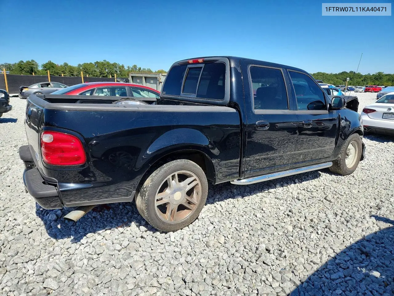 2001 FORD F-150 VIN 1FTRW07L11KA40471 — фото 3