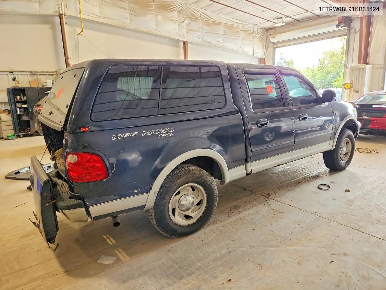2001 FORD F-150 VIN 1FTRW08L91KB35424 — фото 3