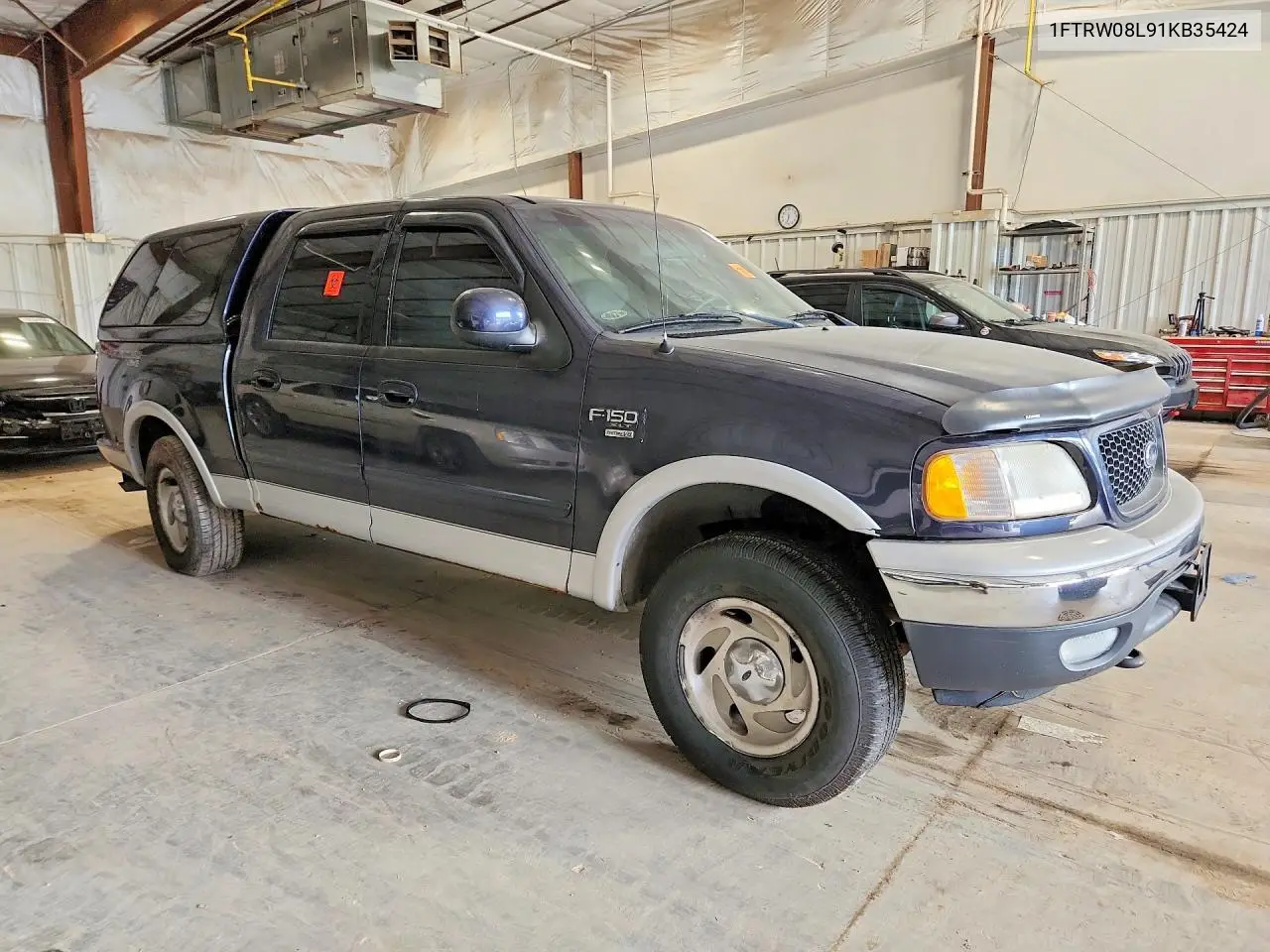 2001 FORD F-150 VIN 1FTRW08L91KB35424 — фото 4
