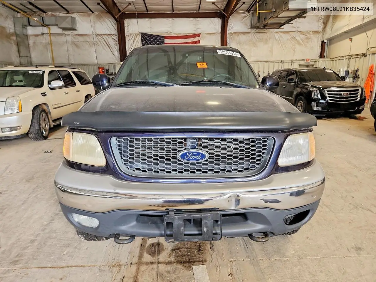 2001 FORD F-150 VIN 1FTRW08L91KB35424 — фото 5