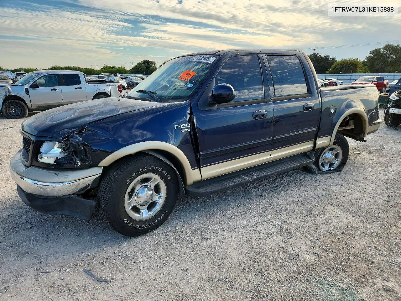FORD F-150 2001, VIN 1FTRW07L31KE15888