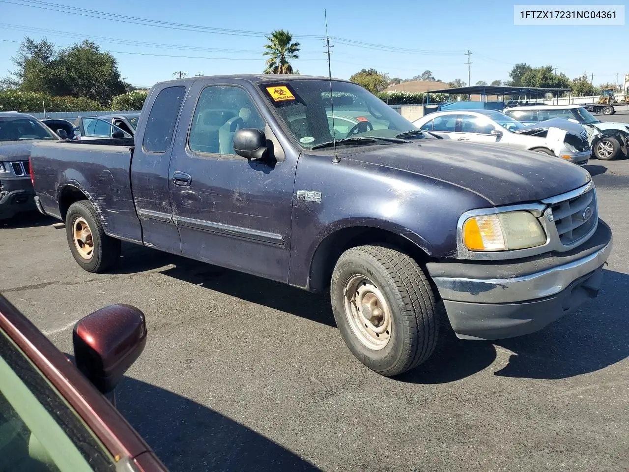 2001 FORD F-150 VIN 1FTZX17231NC04361 — фото 4