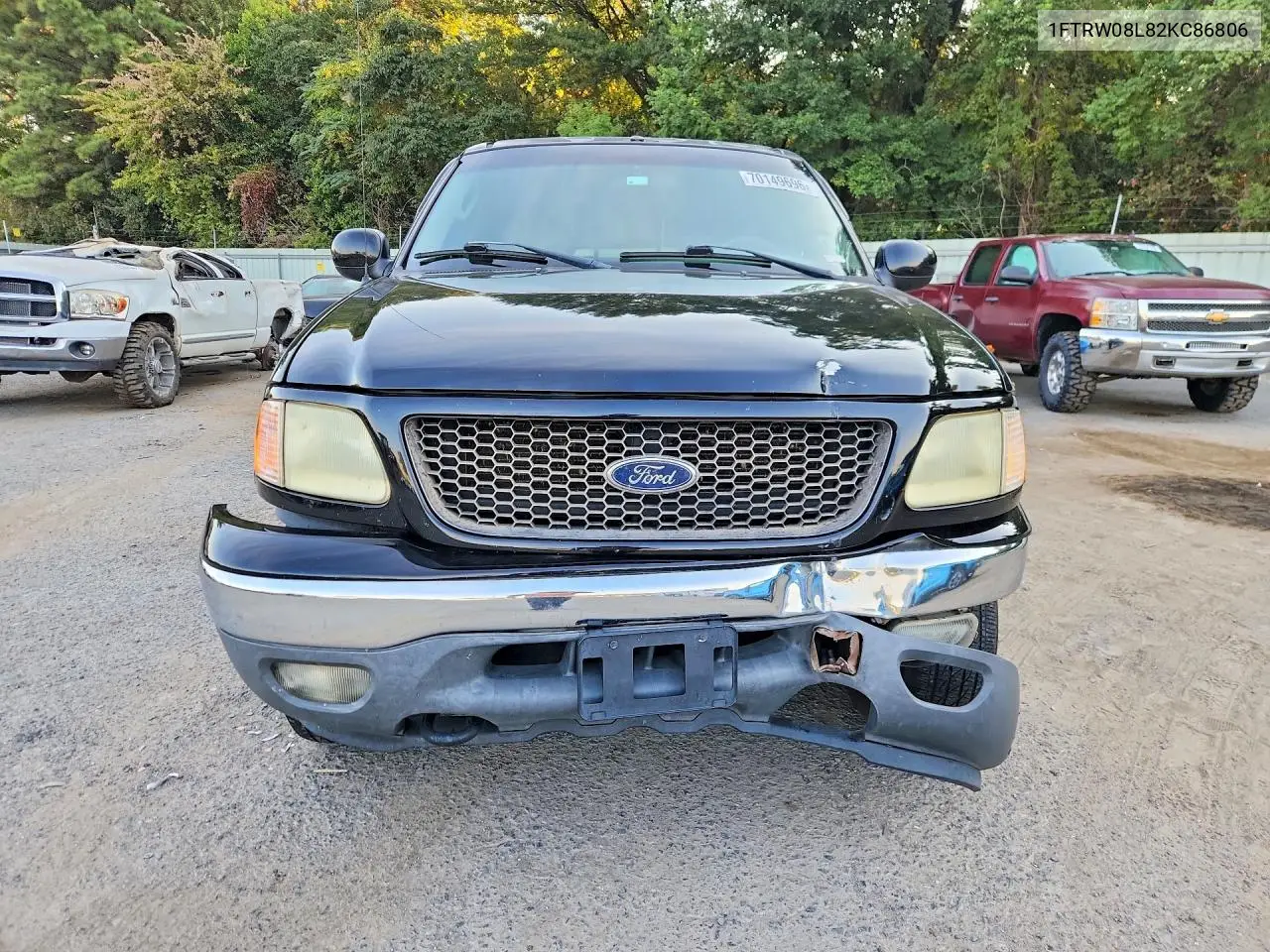 2002 FORD F-150 VIN 1FTRW08L82KC86806 — фото 5