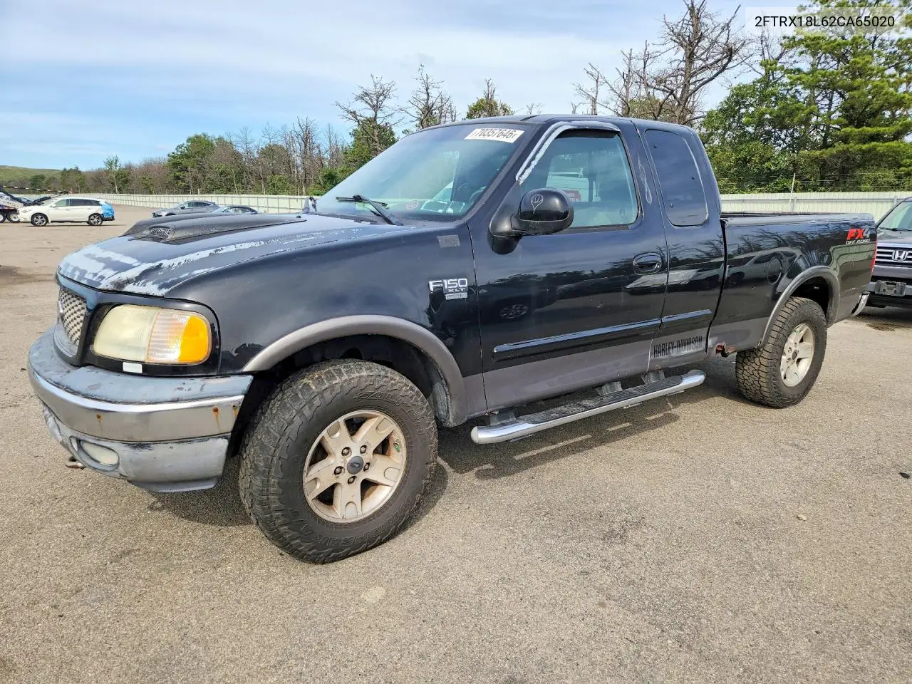 FORD F-150 2002, VIN 2FTRX18L62CA65020