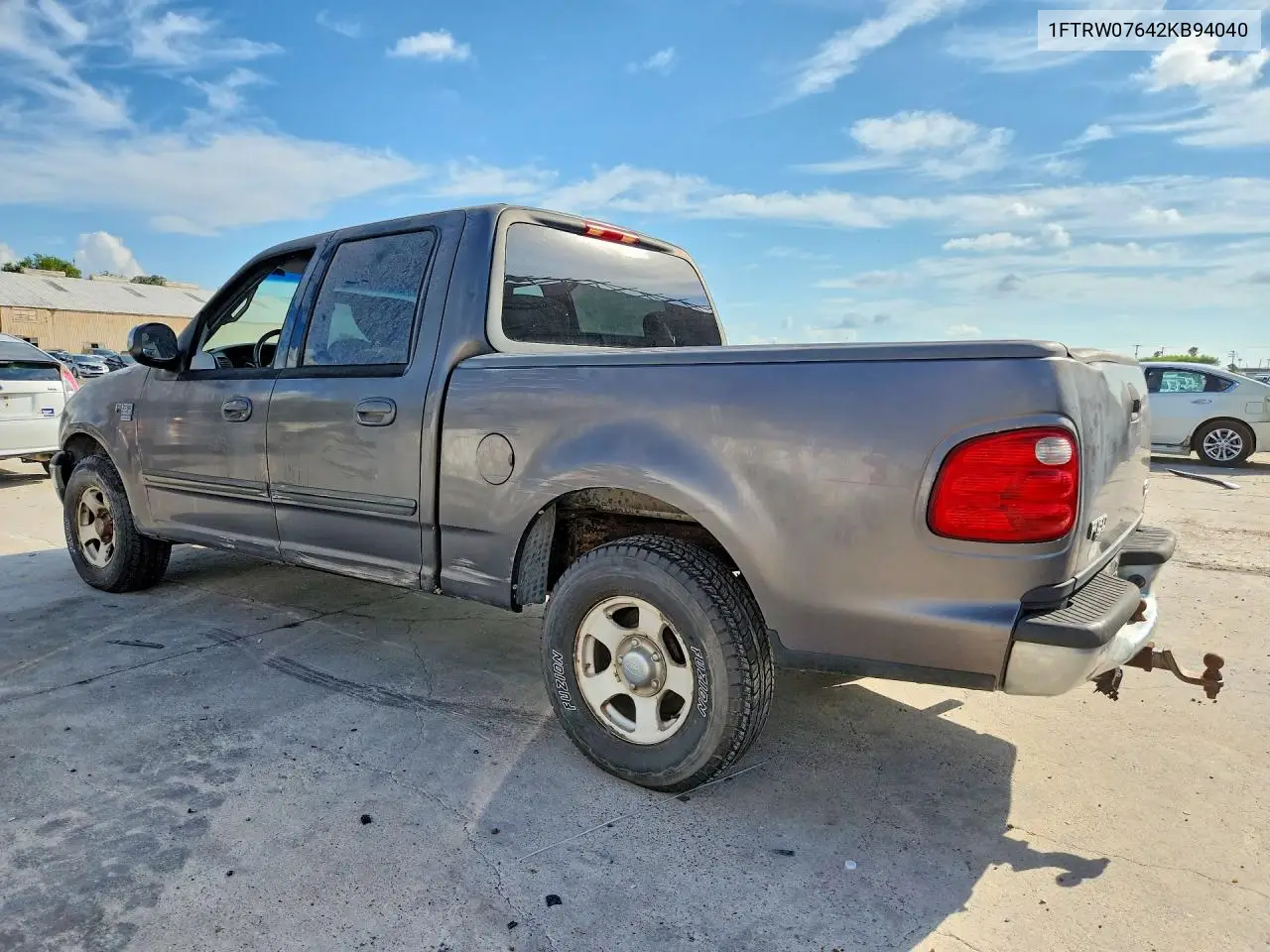 2002 FORD F-150 VIN 1FTRW07642KB94040 — фото 2
