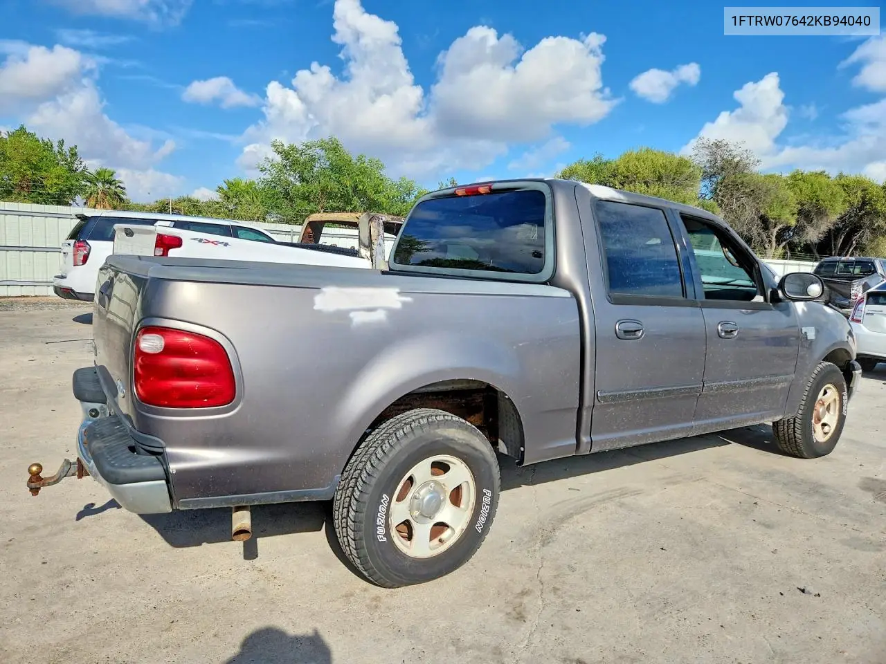 2002 FORD F-150 VIN 1FTRW07642KB94040 — фото 3