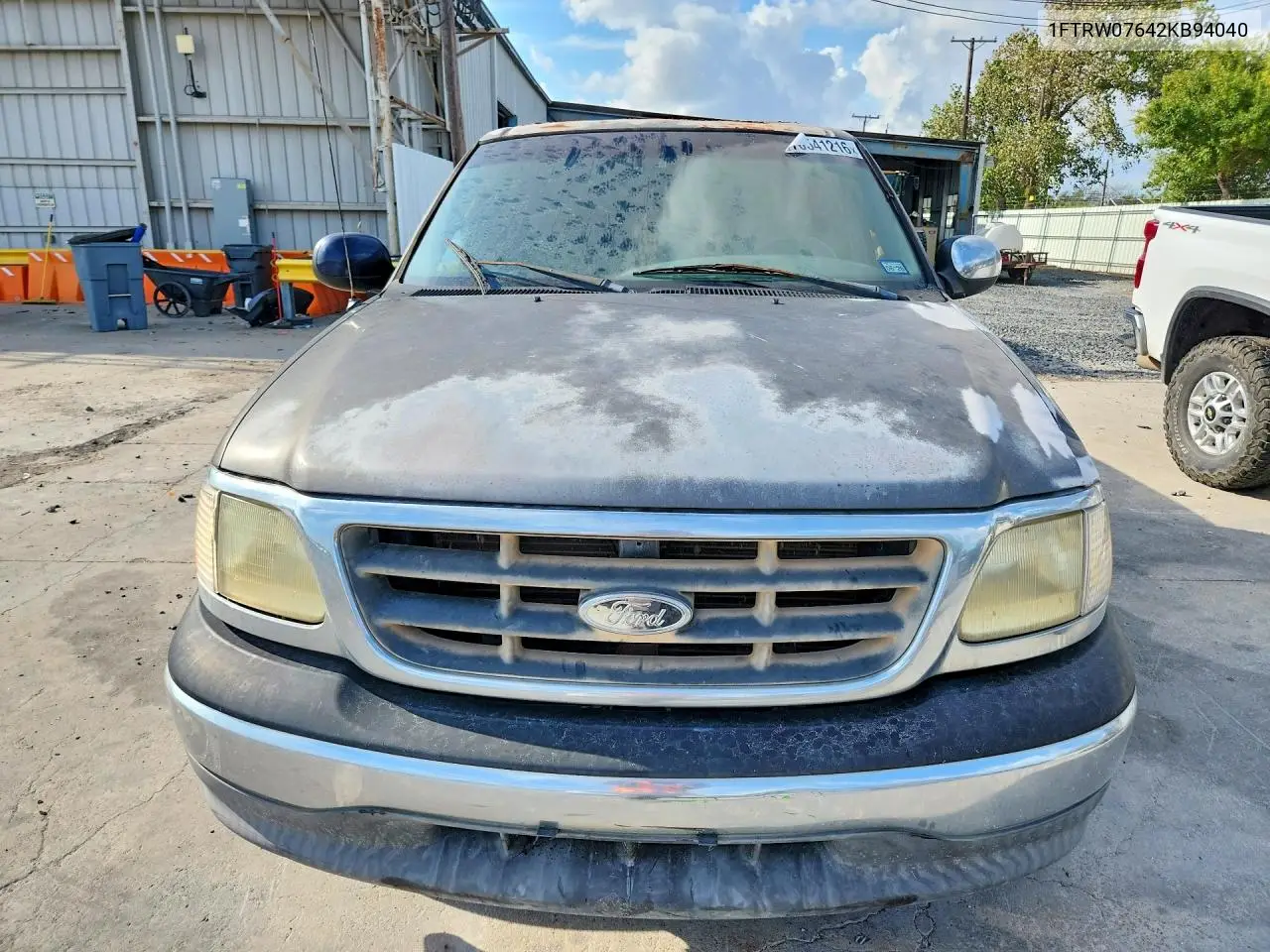 2002 FORD F-150 VIN 1FTRW07642KB94040 — фото 5