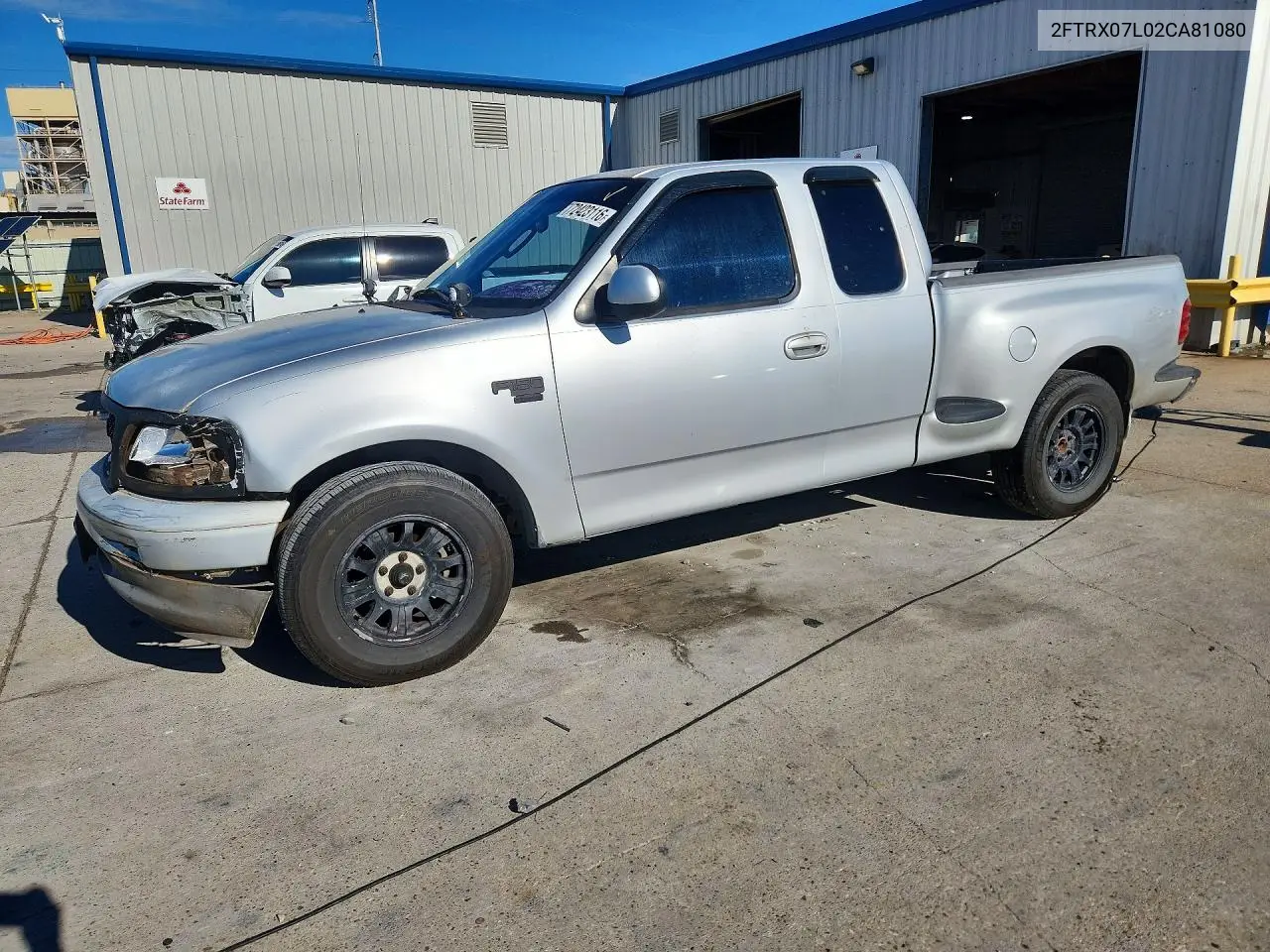 FORD F-150 2002, VIN 2FTRX07L02CA81080