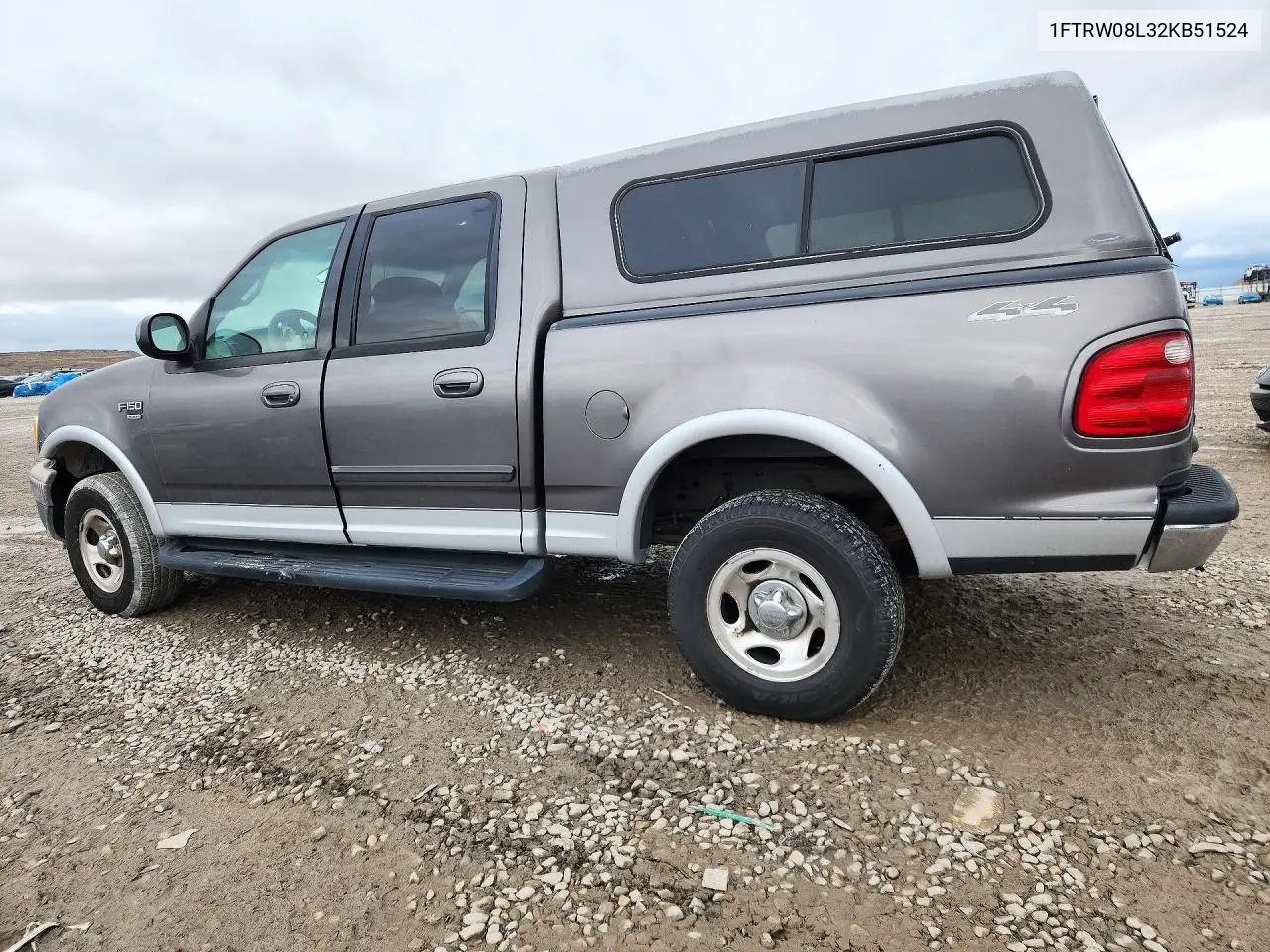 2002 FORD F-150 VIN 1FTRW08L32KB51524 — фото 2