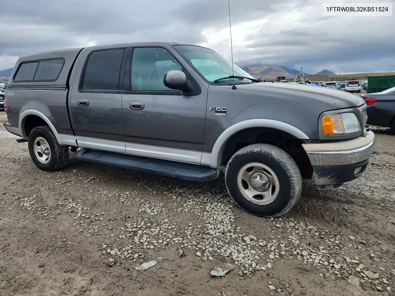 2002 FORD F-150 VIN 1FTRW08L32KB51524 — фото 4