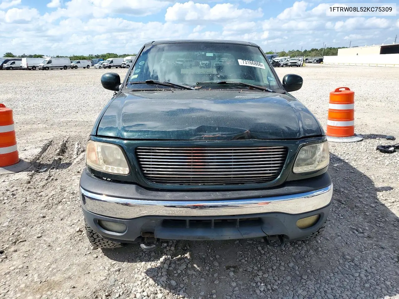 2002 FORD F-150 VIN 1FTRW08L52KC75309 — фото 5