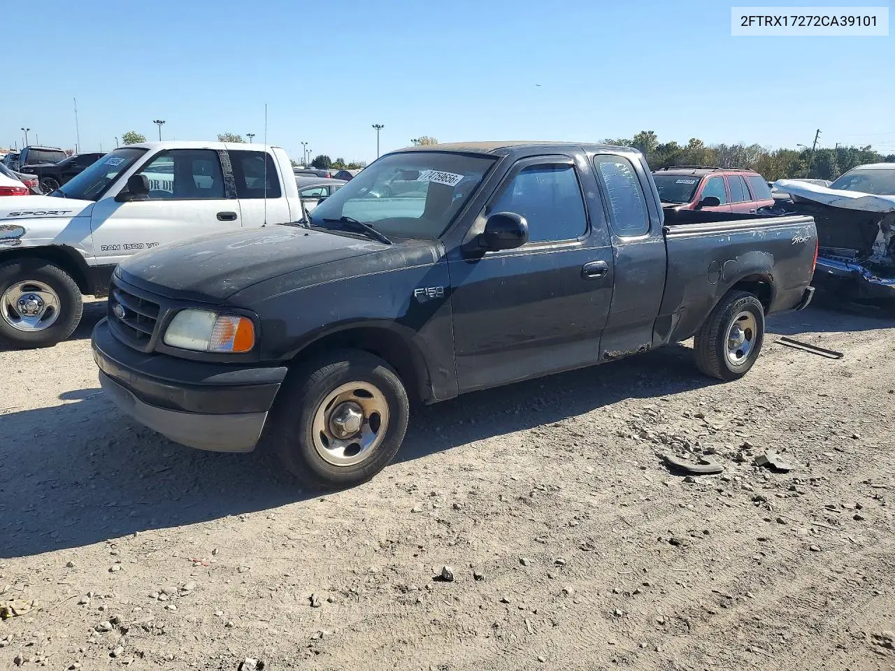 FORD F-150 2002, VIN 2FTRX17272CA39101