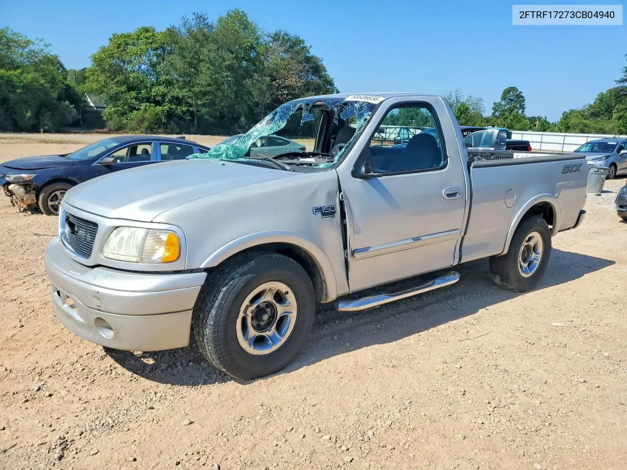 FORD F-150 2003, VIN 2FTRF17273CB04940