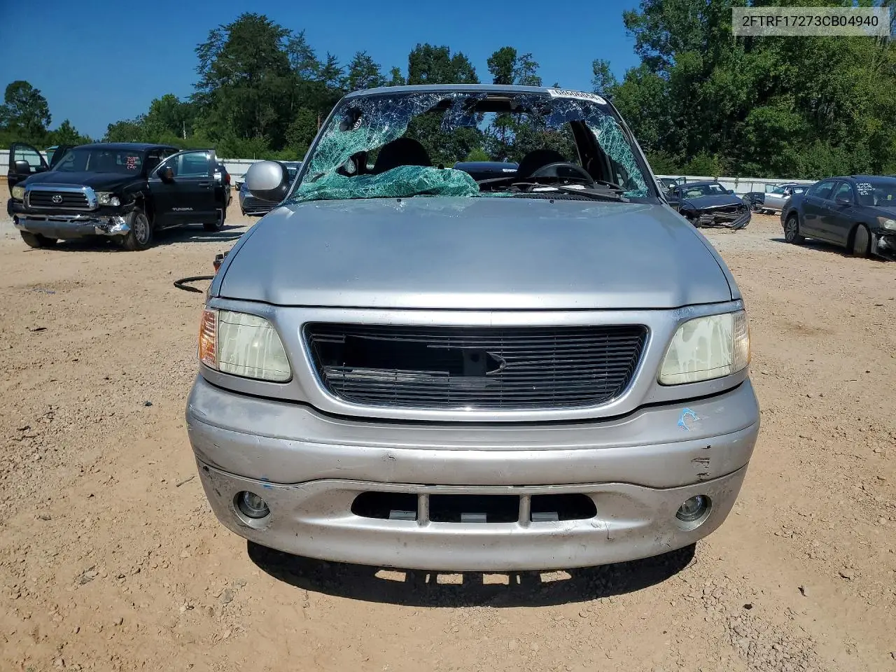 2003 FORD F-150 VIN 2FTRF17273CB04940 — фото 5