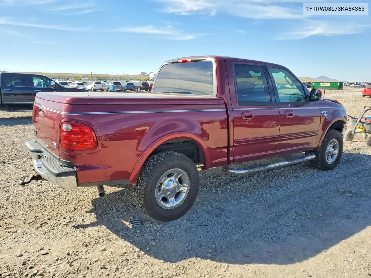 2003 FORD F-150 VIN 1FTRW08L73KA84363 — фото 3