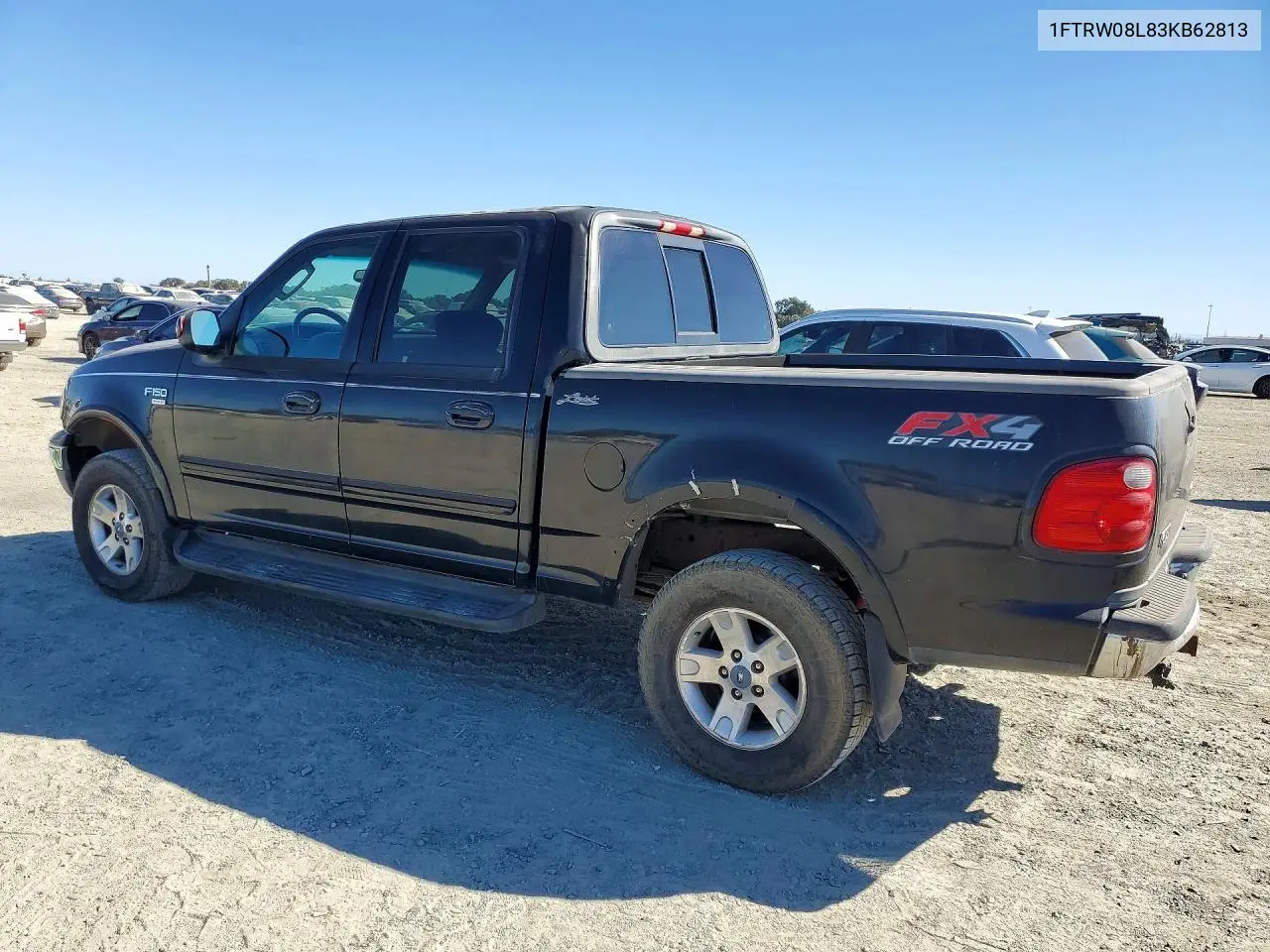 2003 FORD F-150 VIN 1FTRW08L83KB62813 — фото 2