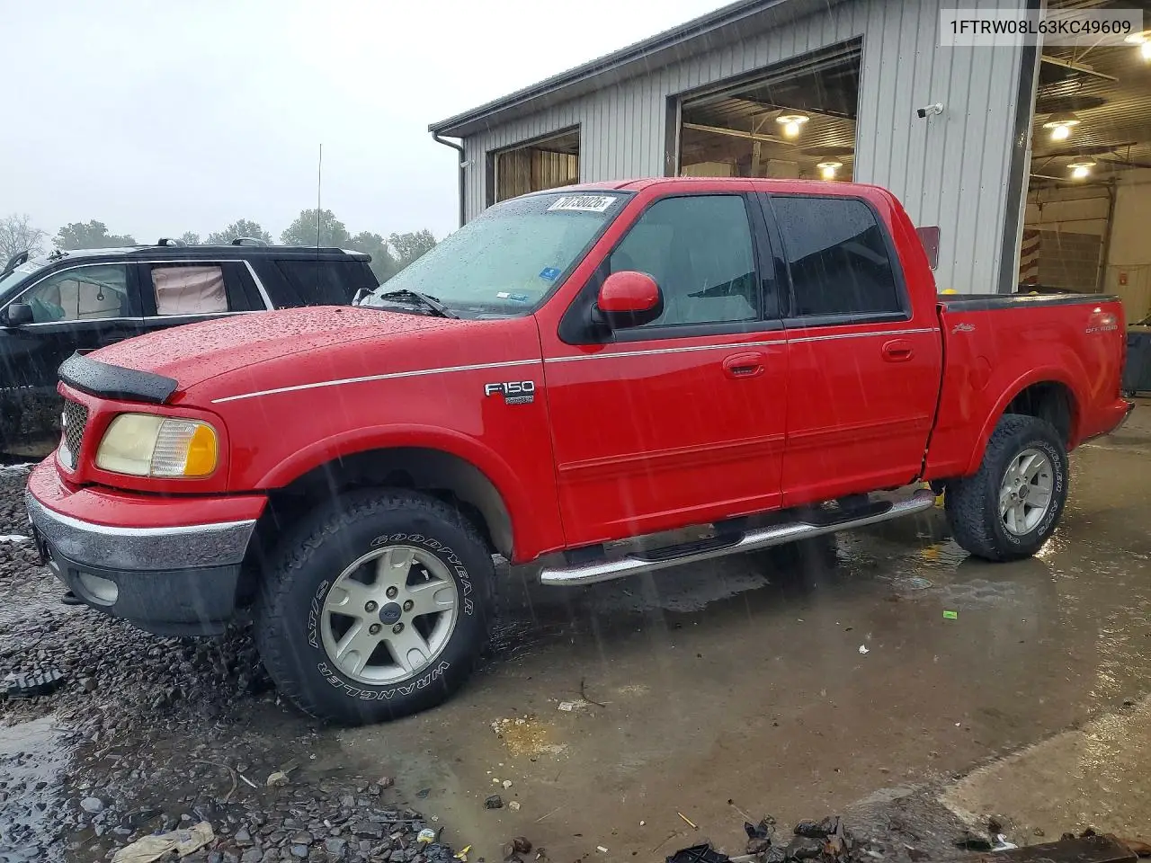 FORD F-150 2003, VIN 1FTRW08L63KC49609