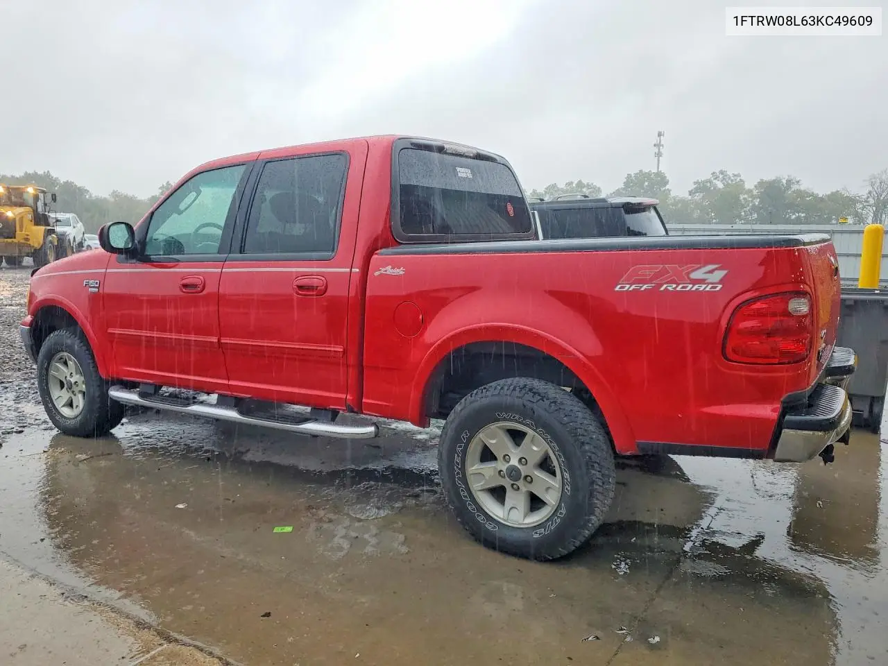 2003 FORD F-150 VIN 1FTRW08L63KC49609 — фото 2