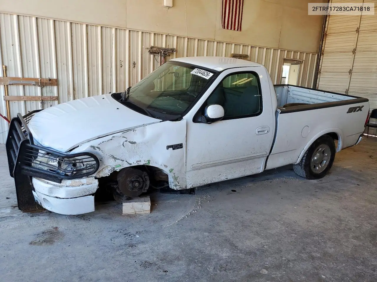 FORD F-150 2003, VIN 2FTRF17283CA71818