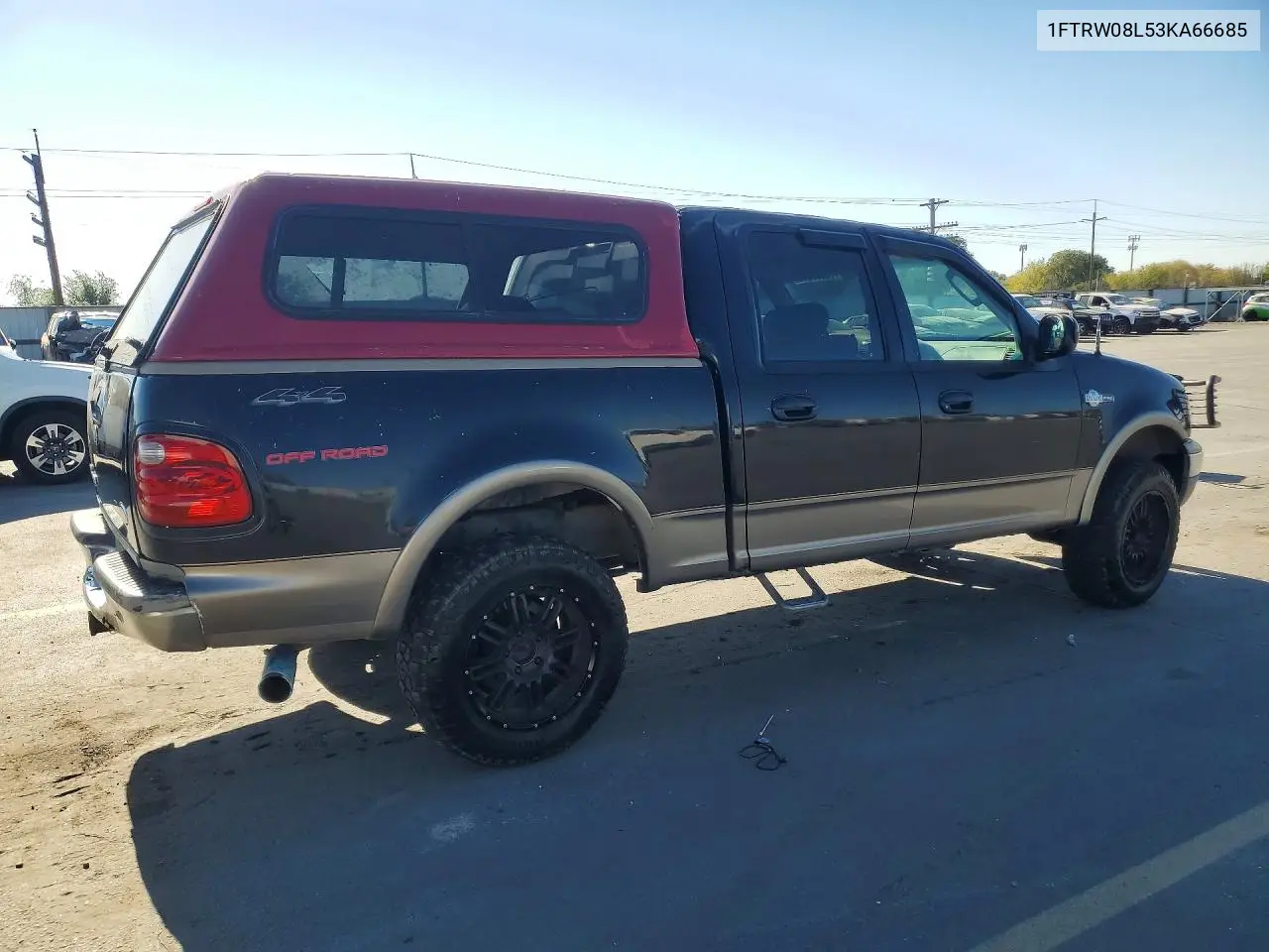 2003 FORD F-150 VIN 1FTRW08L53KA66685 — фото 3