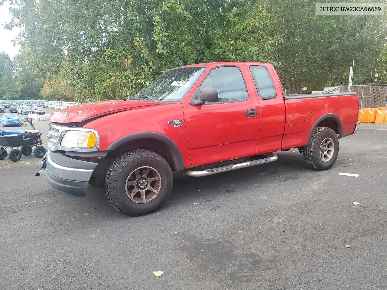 FORD F-150 2003, VIN 2FTRX18W23CA66659
