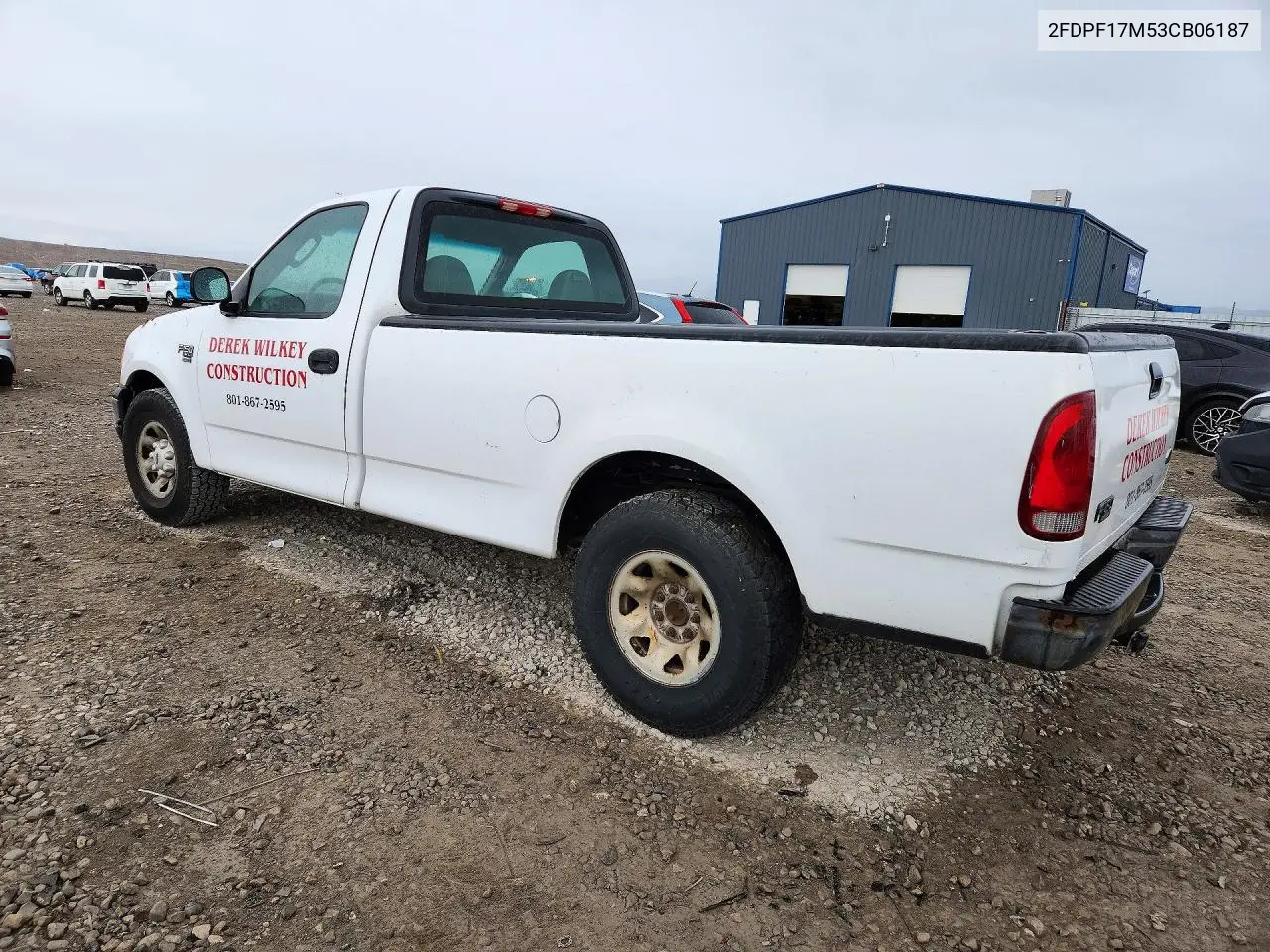 2003 FORD F-150 VIN 2FDPF17M53CB06187 — фото 2