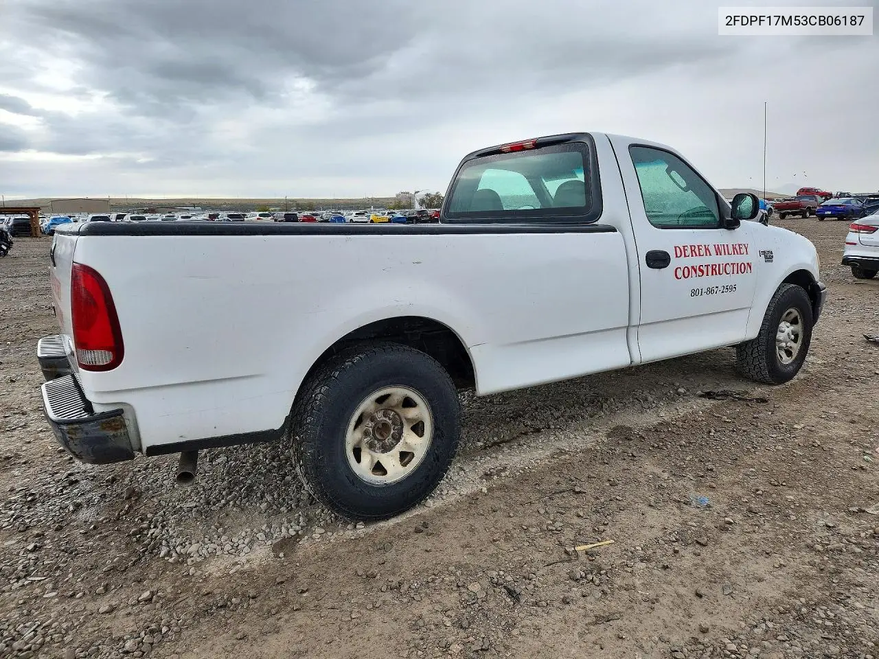 2003 FORD F-150 VIN 2FDPF17M53CB06187 — фото 3
