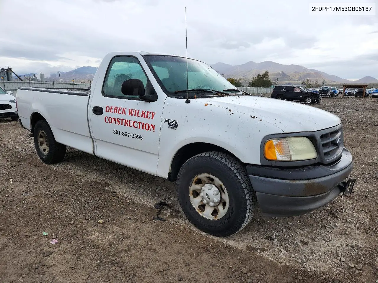 2003 FORD F-150 VIN 2FDPF17M53CB06187 — фото 4