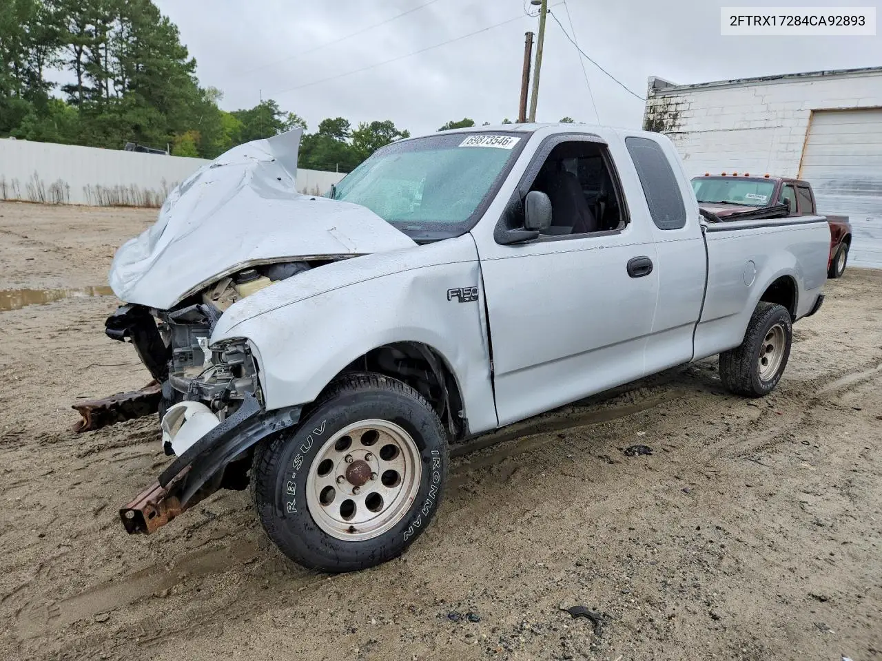 FORD F-150 2004, VIN 2FTRX17284CA92893