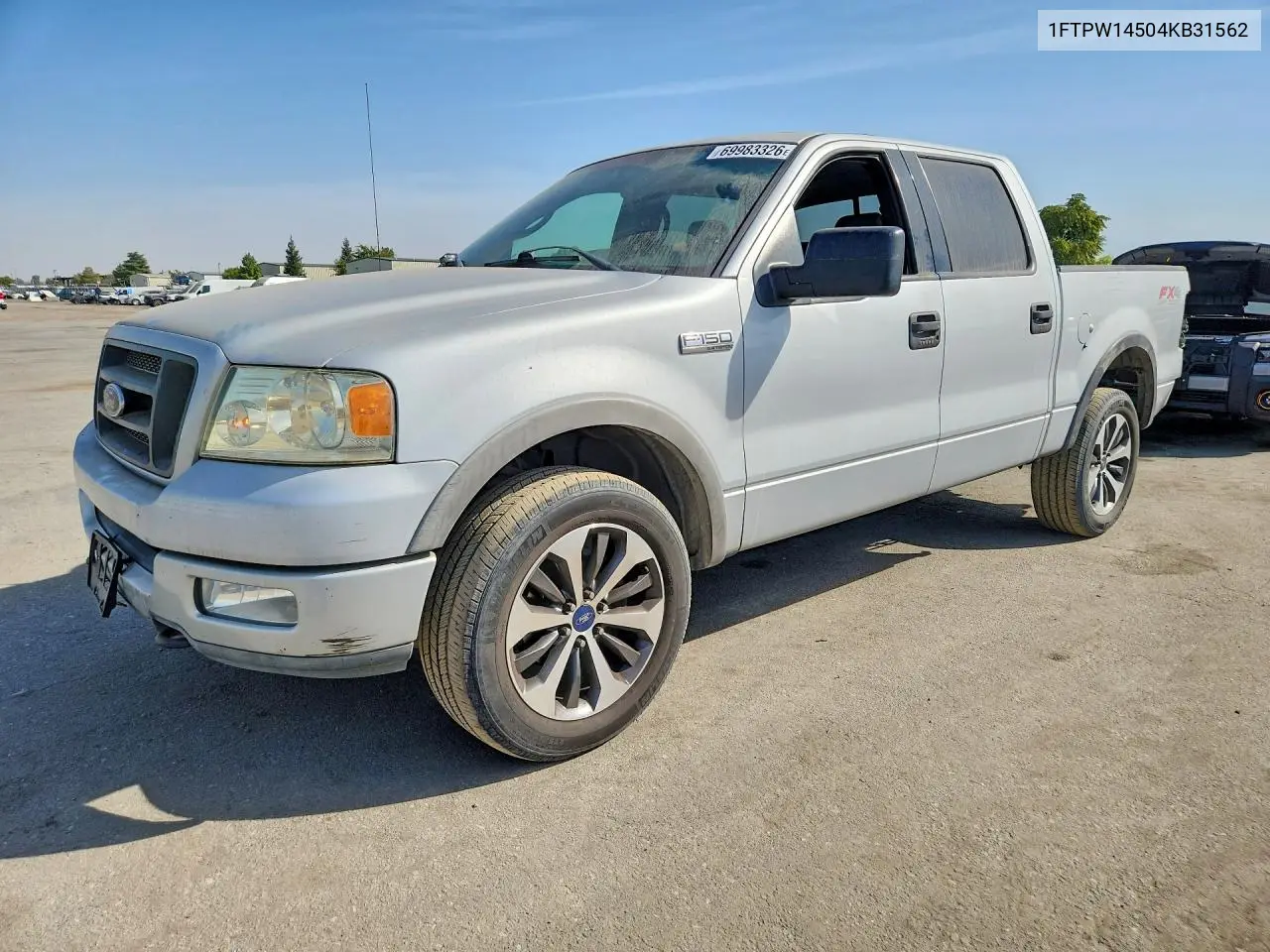 FORD F-150 2004, VIN 1FTPW14504KB31562
