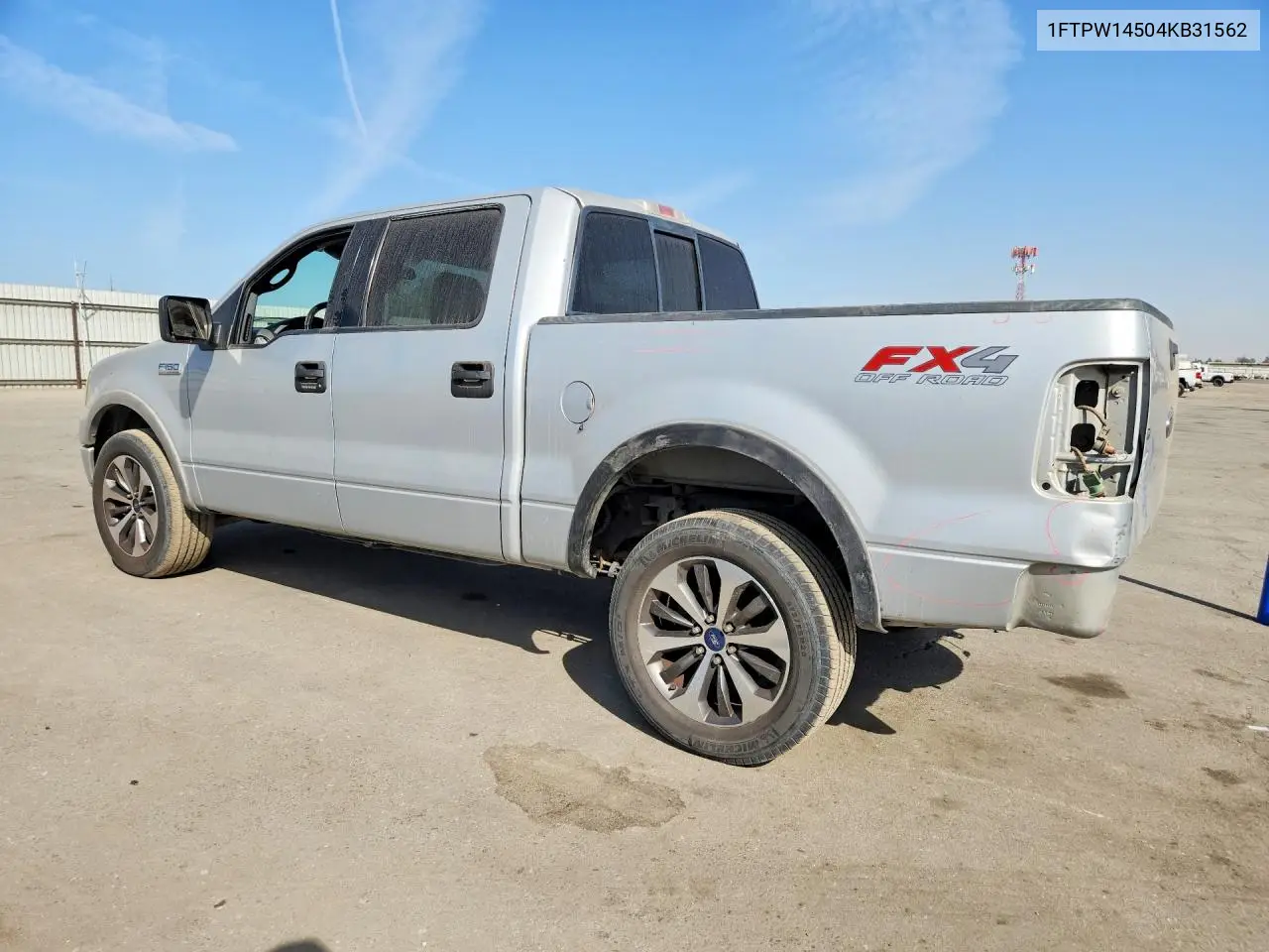 2004 FORD F-150 VIN 1FTPW14504KB31562 — фото 2