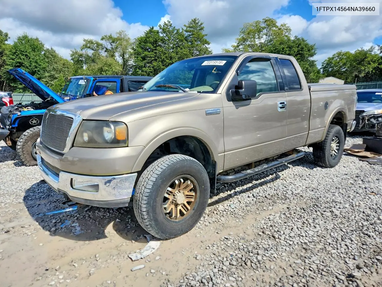 FORD F-150 2004, VIN 1FTPX14564NA39660