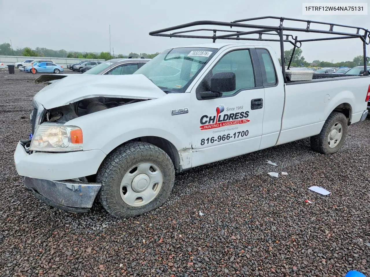 FORD F-150 2004, VIN 1FTRF12W64NA75131