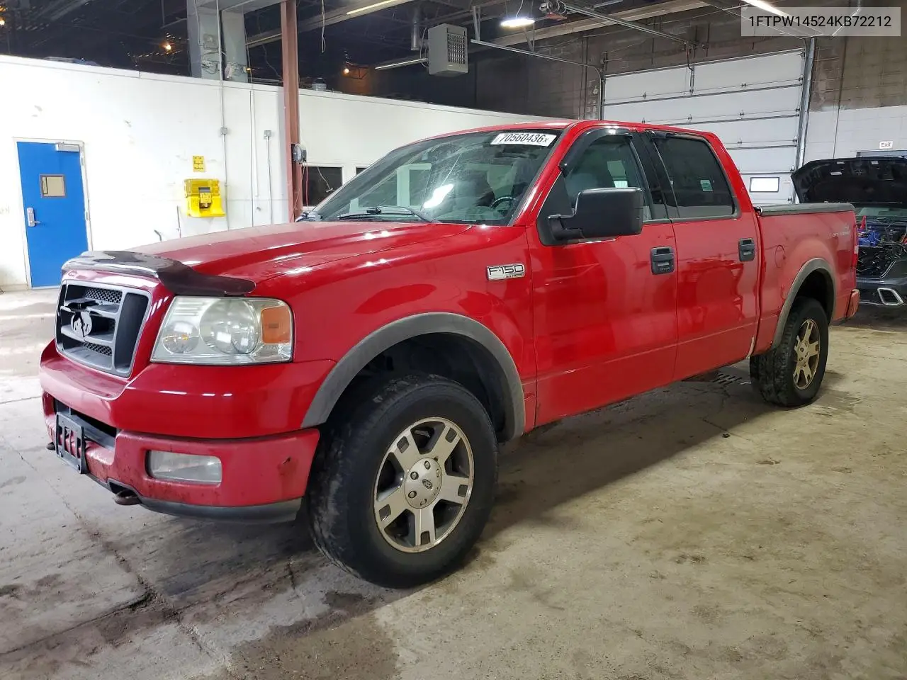 FORD F-150 2004, VIN 1FTPW14524KB72212