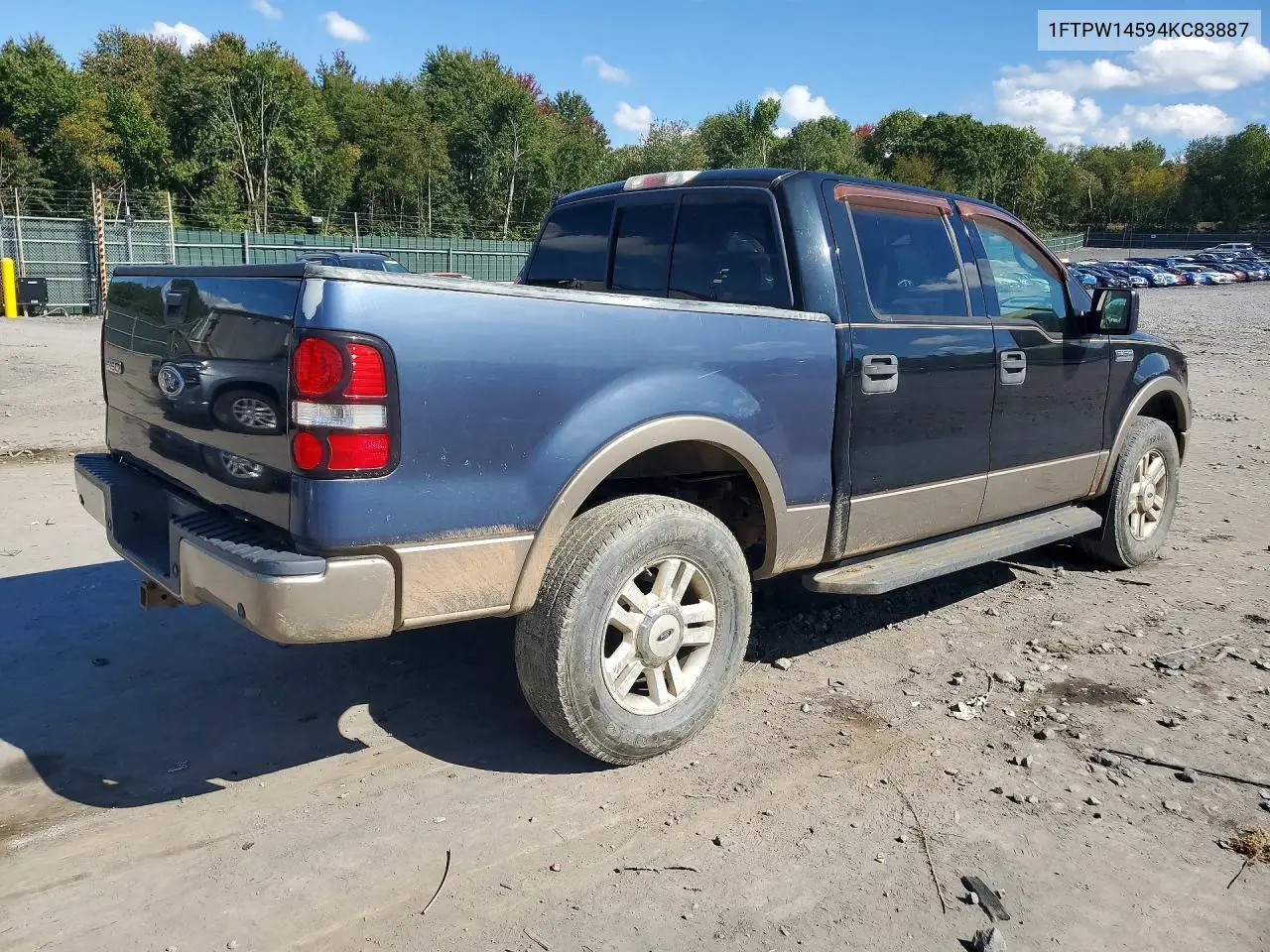 2004 FORD F-150 VIN 1FTPW14594KC83887 — фото 3