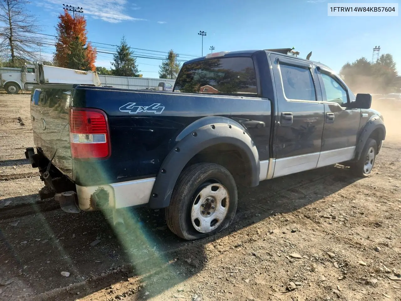 FORD F-150 2004, VIN 1FTRW14W84KB57604