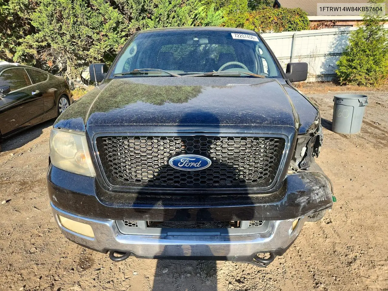 2004 FORD F-150 VIN 1FTRW14W84KB57604 — фото 5