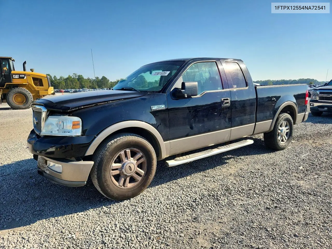 FORD F-150 2004, VIN 1FTPX12554NA72541
