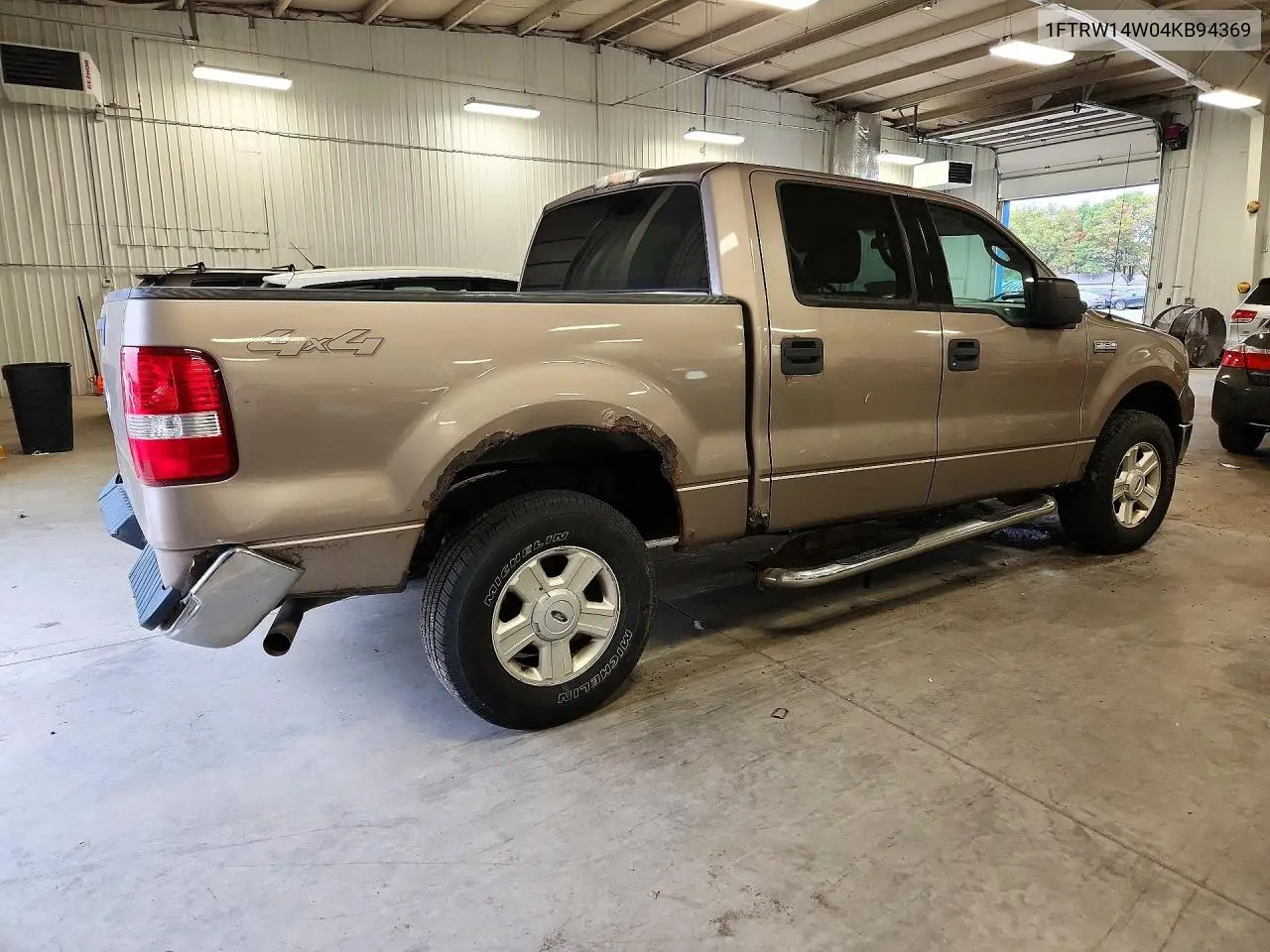 2004 FORD F-150 VIN 1FTRW14W04KB94369 — фото 3