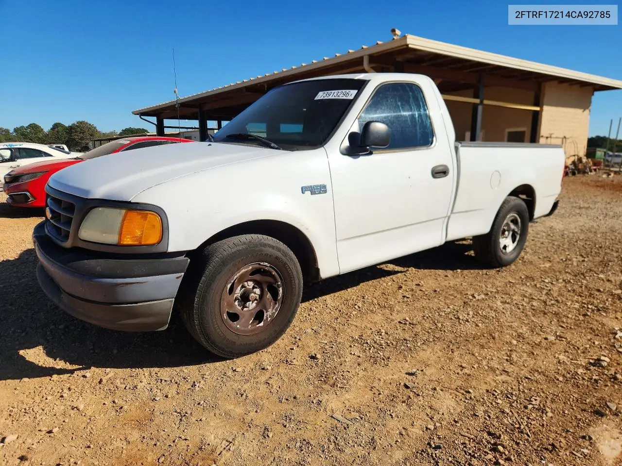 FORD F-150 2004, VIN 2FTRF17214CA92785