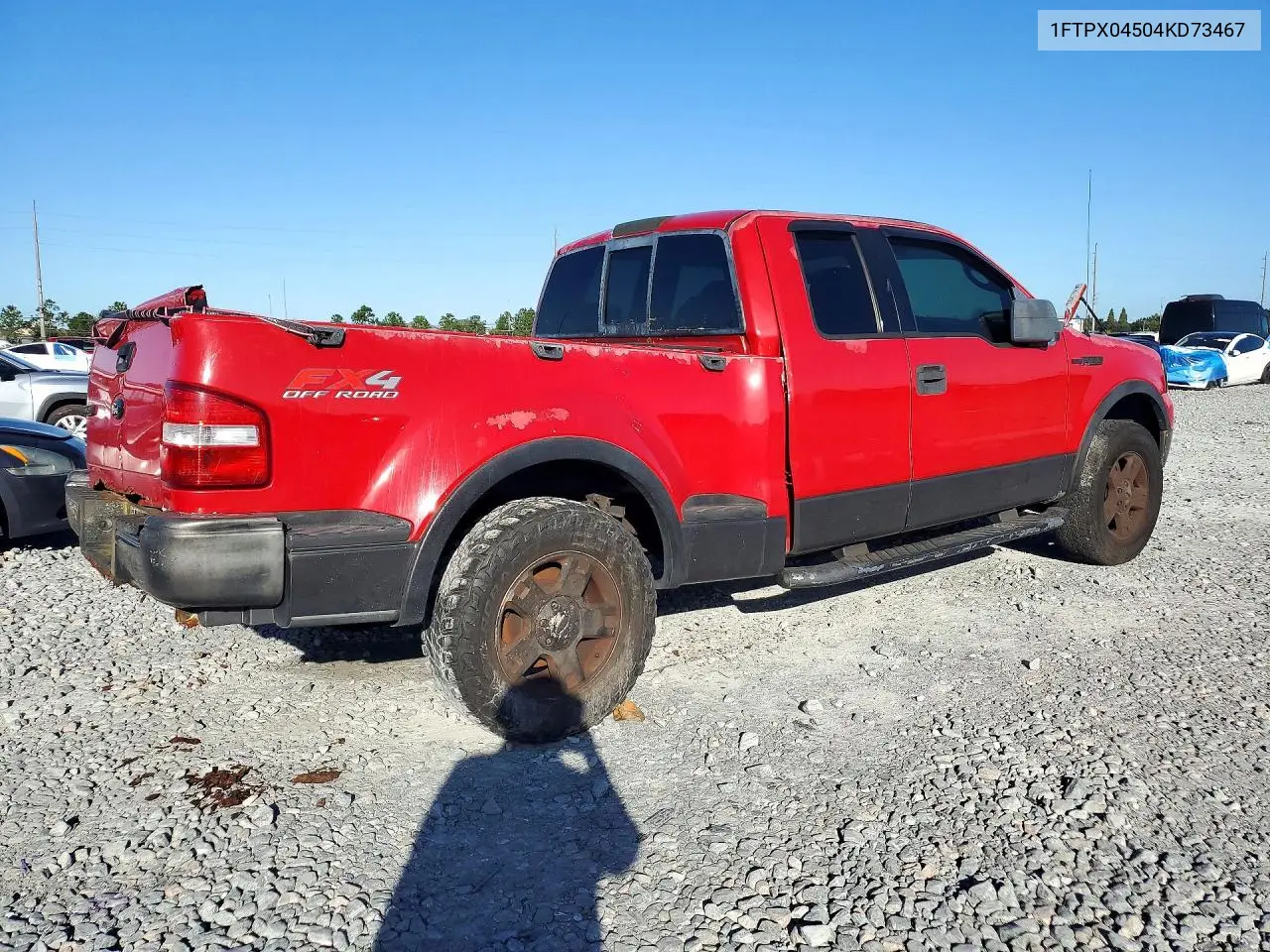 2004 FORD F-150 VIN 1FTPX04504KD73467 — фото 3