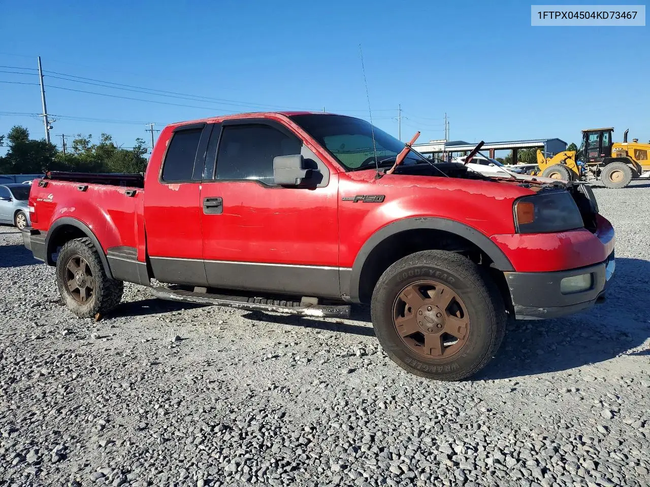 2004 FORD F-150 VIN 1FTPX04504KD73467 — фото 4