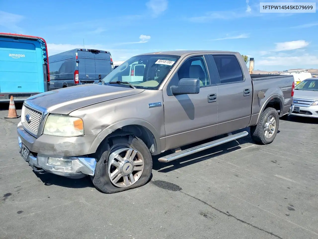 FORD F-150 2005, VIN 1FTPW14545KD79699