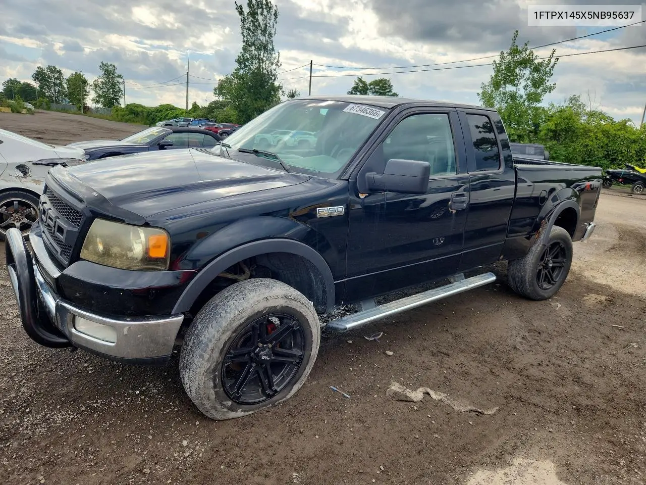 FORD F-150 2005, VIN 1FTPX145X5NB95637