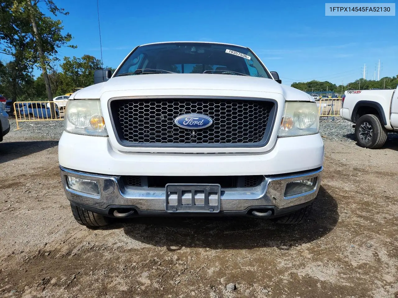 2005 FORD F-150 VIN 1FTPX14545FA52130 — фото 5