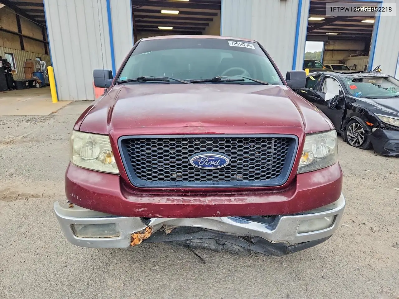 2005 FORD F-150 VIN 1FTPW12565FB52218 — фото 5
