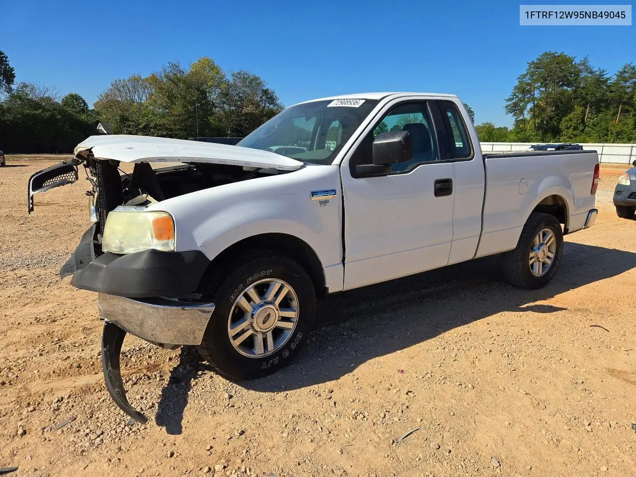 FORD F-150 2005, VIN 1FTRF12W95NB49045
