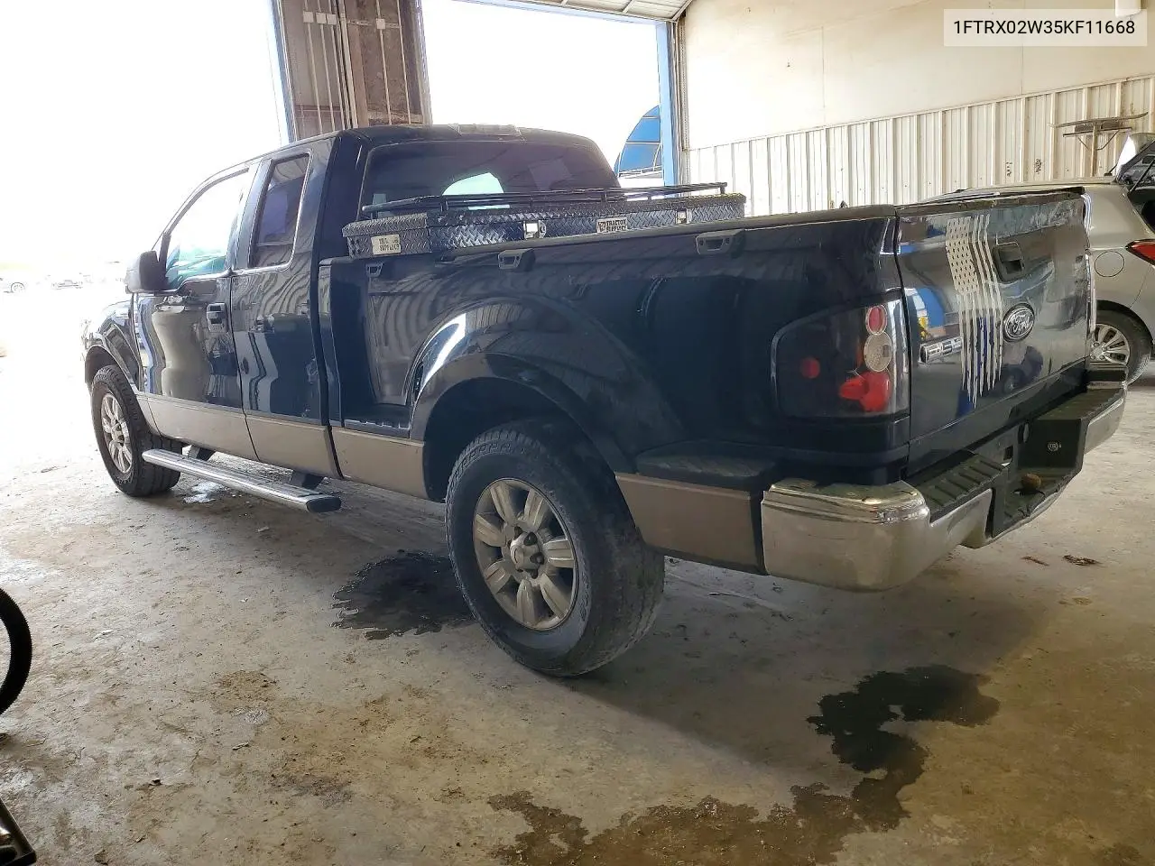 2005 FORD F-150 VIN 1FTRX02W35KF11668 — фото 2